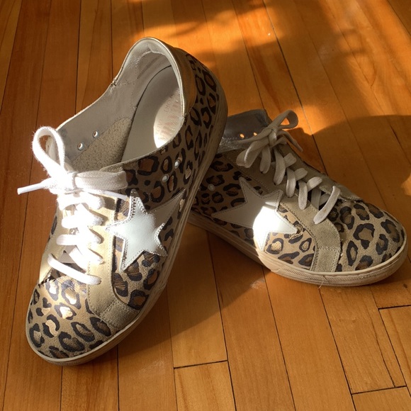 Piranha | animal print suede running shoes size 39 - Picture 2 of 5